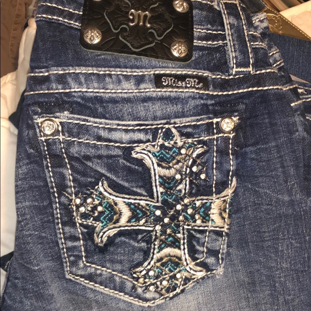 Miss Me Bootcut jeans exclusively from the Buckle